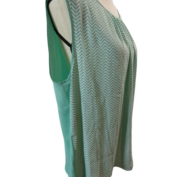 Jones Of New York Women Collection 14W Sleeveless Blouse Lightweight NWT - Picture 5 of 6